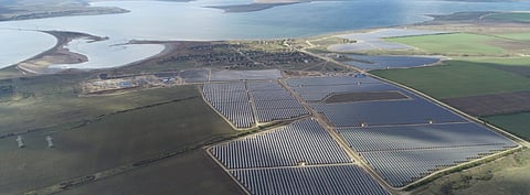 Scatec’s 5 solar power projects are online in Ukraine, including its largest grid connected facility—148 MW Progressovka Solar Power Plant in Mykolayiv region (in the picture). (Photo Credit: Scatec)
