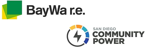 San Diego Community Power purchases power for 20 years from the yet to be built Jacumba Valley Ranch Energy Park that will pair a 90 MW (AC) solar photovoltaic array with a 70 MW/280 MW-hour DC-coupled battery energy storage system from BayWa. (Photo Credit: BayWa r.e)