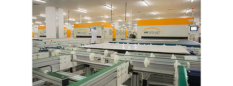 In addition to 525 MW solar module production capacity in China and another 500 MW in Georgia, AE Solar is now building a 1 GW solar fab in Turkey. (Photo Credit: AE Solar)