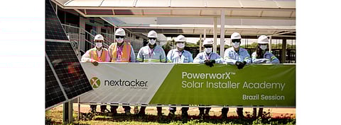 Janauba Solar Complex project developer Elera Renovaveis and EPC service provider Andrade Gutierrez have selected Nextracker to supply its NX Horizon bifacial optimized solution trackers for phase 1 of the project. (Photo Credit: Nextracker)