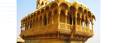India's state owned utility NTPC is looking for companies to set up 735 MW solar PV capacity at Nokh Solar Park in Nokh village of Jaisalmer district in Rajasthan. Pictured is Salim Singh ki Haveli in picturesque Jaisalmer district. (Photo Credit: Jaisalmer District Administration)