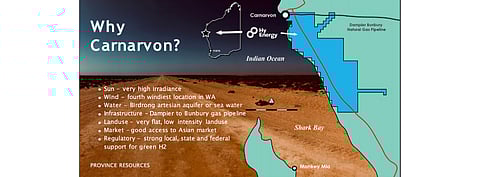 Movement On Green Hydrogen Project In Western Australia