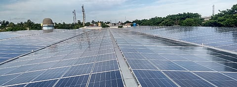 Expanding its solar power portfolio and to capture the growing interest among corporates for solar power, Total has launched a distributed generation PV joint venture in Saudi Arabia. Pictured is its 1 MW solar carport project for Renault Nissan Automotive India. (Photo Credit: Total Solar Distributed Generation)