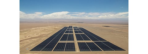 Mytilineos is acquiring a solar and storage project pipeline from Egnatia Group in alignment with its plans to expand renewable energy sources in its overall portfolio, in a bid to become a ‘future energy’ company. It is already present in the solar EPC space through its renewables and storage development business unit Metka EGN that completed the 170 MW Sonnedix Atacama Solar Power Plant (in the picture) in Chile for Sonnedix. (Photo Credit: Sonnedix