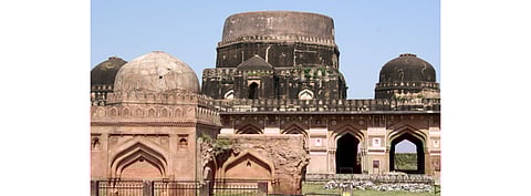 Pictured is the historical monument of Chaurasi Gumbad in Jalaun district in Uttar Pradehs where UP Solar Park is coming up. UPNEDA has sought bidders for 75 MW PV capacity. (Photo Credit: Jalaun District Administration)