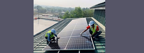 Eight world’s leading photovoltaic tracker makers issuing compatibility approvals for 210mm wafer based solar modules is a mark of their recognition for the high value of such modules. The picture above shows Trina Solar panels on the rooftop of Sitagu Buddhist Academy. (Photo Credit: Trina Solar)