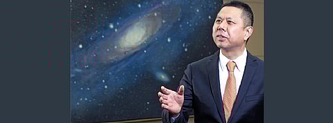 Jifan Gao, Chairman of Trina Solar and honorary president of the China Photovoltaic Industry Association (CPIA), in an address at the SNEC Expo in Shanghai, said the high power 600W+ PV industry will play a critical role in helping China achieve its goals of achieving its CO2 emissions peak by 2030 and carbon neutrality by 2060. (Photo Credit: Trina Solar)