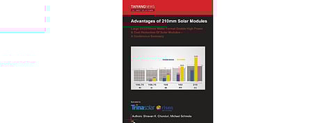 This TaiyangNews report on Advantages of 210mm Solar Modules provides a summary of the first conference day of our Advanced Solar Modules event and presents also details on the 210mm products of the conference sponsors Trina and Risen.