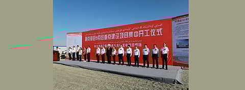 With Chint Solar’s 200 MW photovoltaic power generation project in Aksai County, China, officially starting construction, once finished, the plant's annual power generation capacity is expected to touch 416 million kWh. (Photo Credit: Chint Solar)