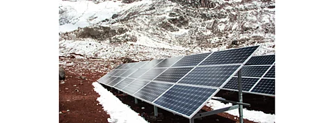 Having increased the capacity of its proposed ERNC Block I tender from 300 MW to 500 MW in July 2021, Ecuador has now announced the launch of competitive process to select renewable energy capacity. Pictured is a solar power plant in Ecuador. (Photo Credit: XavierCs/Shutterstock.com)
