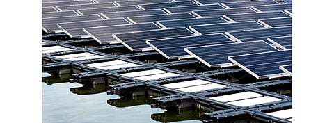 SCCL had been considering a 300 MW floating solar power plant in Karimnagar. Now it has launched a PMC tender for 250 MW DC floating PV capacity. (Illustrative Photo; Photo Credit: Kitthanes/Shutterstock.com)
