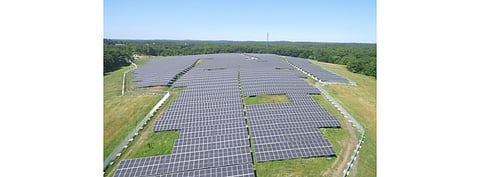 The acquisition of Navisun is OMERS Infrastructure’s 4th renewable energy investment since the start of 2021 and marks its official entry into the distributed generation space. Pictured is a community solar project of Navisun in Beverly. (Photo Credit: Navisun)