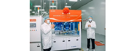 Jolywood’s new 1.5 GW smart cell factory that was just put into production adopts a new generation of the company's N-type TOPCon 2.0 technology. (Photo Credit: Jolywood)