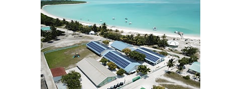 Under POISED project, the Asian Development Bank (ADB) has been supporting Maldives install solar-battery-diesel hybrid systems on 160 inhabited islands. Now the Environment Ministry has signed up ADB for transaction advisory services. (Photo Credit: Ministry of Environment, Climate Change and Technology, Maldives)