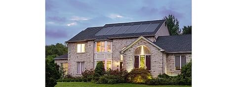 GAF Energy claims its Timberline Solar as the only roof system to directly integrate solar technology into traditional roofing processes and materials. (Photo Credit: GAF Energy)
