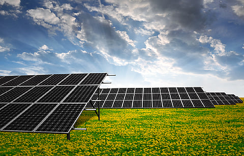 China Energy Investment Corporation is all set to build 100 MW of distributed photovoltaics for households, 200 MW of distributed photovoltaics for industry and commerce, and 50 MW of agricultural and photovoltaic composite projects in Feixian County. (Illustrative Photo; Photo Credit: Vaclav Volrab /Shutterstock.com)