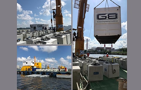 While G8 will be installing a 65 MW system at hydro dam facility in West Africa, the company’s expertise in marine construction and floating solar engineering is bound to provide a high-quality solution with the latest technology to integrate solar & hydropower to increase renewable energy production in Africa. (Photo Credit: G8 Subsea)