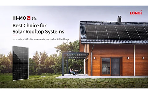 The new product will cater to private, residential as well as medium sized C&I applications, stated LONGi Solar. (Photo Credit: LONGi Solar)