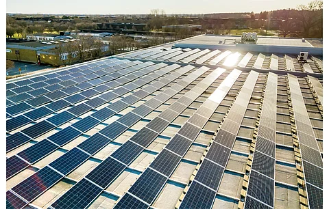 Through their JV, Amarenco and SolarizEgypt will offer clean electricity at a discounted rate so as to become more competitive and reduce their carbon footprint. (Illustrative Photo; Photo Credit: Bilanol/Shutterstock.com)