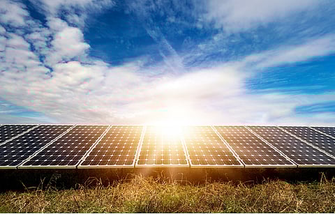 Guangdong Electric Power is launching a subsidiary and will invest in the construction of a 400 MW photovoltaic power generation project of the Xinjiang Production and Construction Corps. (Illustrative Photo; Photo Credit: Diyana Dimitrova/Shutterstock.com)