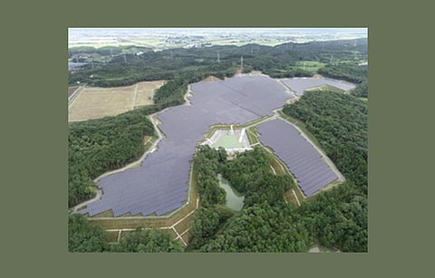 The 30 MW ground-mounted plant powered by JinkoSolar’s high-efficient solar panels was built under the Japanese feed-in-tariff (FiT) scheme and is part of a portfolio of projects totalling to 120 MW. (Photo Credit: JinkoSolar)