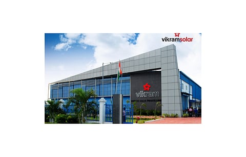 After Waaree Energies secured SEBI nod to launch its IPO to raise INR 15 billion, another Indian module maker Vikram Solar is also seeking SEBI approval to go the IPO way. (Photo Credit: Vikram Solar Limited)