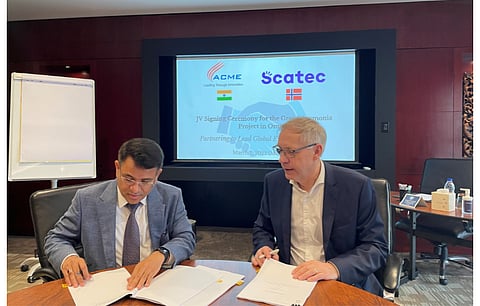 Scatec and ACME Group plan to design, develop, build, own and operate the large scale ammonia facility in Oman with 1.2 million ton annual production, that can be expanded at a later stage. (Photo Credit: Scatec)