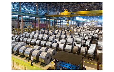 ArcelorMittal has roped in Greenko for a renewable energy project with an aim to decarbonize its steel manufacturing activities. (Photo Credit: ArcelorMittal)