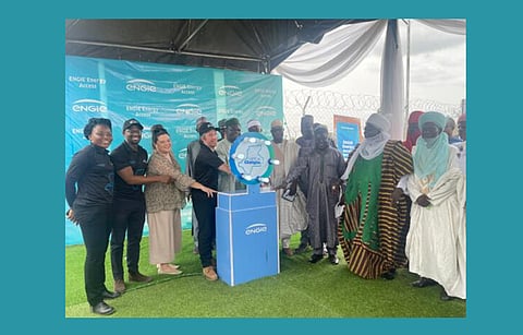 ENGIE Energy Access inaugurates its hybrid 90kW mini-grid in Nigeria that will connect households and small businesses in Gbangba community to electricity, for the first time ever, thus fostering socio-economic development and prosperity. (Photo Credit: ENGIE Energy Access)
