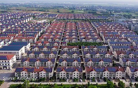 Application centric: Application is becoming the key for the module design; for example modules for residential shown here are have to be efficiency and most importantly beautiful. (Source: Astronergy)