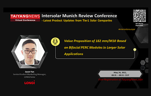 LONGi Solar at TaiyangNews Intersolar Munich Review Virtual Conference