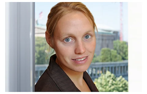 Frauke Thies (in the picture) comes to Agora Energiewende with a rich on-ground experience of European energy and climate policy. (Photo Credit: Agora Energiewende)