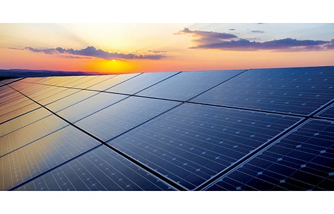 Masdar has raised up to $51 million out of $250 million project cost of its 230 MW solar power plant in Azerbaijan that has been under construction since March 2022. (Photo Credit: Masdar)
