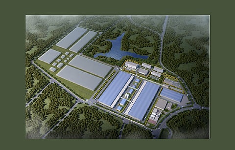 As Chuxiong plant becomes JinkoSolar’s second factory to use 100 percent renewable energy, several unique energy saving measures have been implemented. Like for instance, an energy monitoring system has been installed in the factory that tracks real-time energy use. (Photo Credit: JinkoSolar)