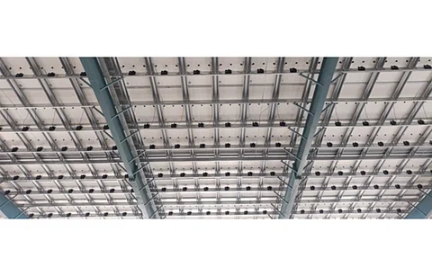 Ornate Solar says its InRoof solar system (in the picture) can be used for industrial factories, solar and non-solar parking lots, facades, and the like. It also plans to launch residential segment specific product for the Indian market by December 2022. (Photo Credit: Ornate Solar)