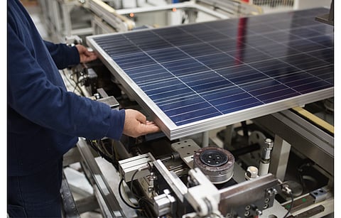 Premier Energies’ PEIPL is expanding its manufacturing capacity in Telangana. It has now entered an agreement with Azure Power for latter to take 26% stake in the company. (Illustrative Photo; Photo Credit: sondem/Shutterstock.com)