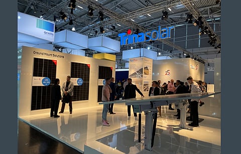 Trina Solar is all set to raise RMB 8.8 billion convertible bonds to boost its N-type silicon rod and N-type battery module production. (Photo Credit: Trina Solar)