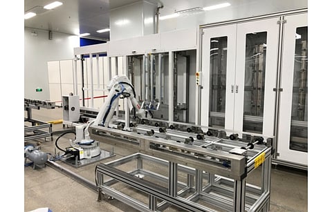 SC New Energy says its 1st perovskite solar cell production equipment is now ready to be shipped to its customer. (Photo Credit: SC New Energy Technology Corporation)