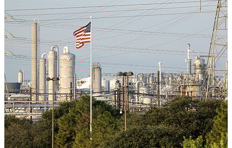 BASF plans to offset carbon emissions from grid procured electricity powering over 20 of its US manufacturing sites with 250 MW renewable energy for which it has signed VPPAs. Pictured is its Verbund site Freeport. (Photo Credit: BASF SE)