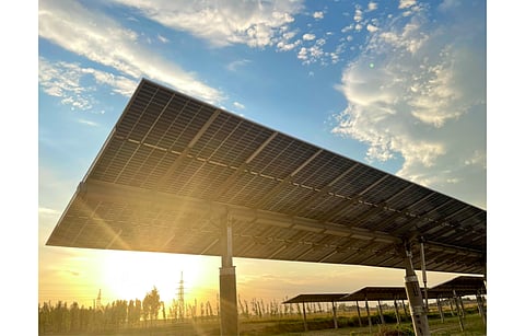 Trina Solar’s bifacial Vertex solar modules and TrinaTracker trackers will be deployed for 25 MW Urra Solar Project in Colombia. It will be the 1st Colombian project for TrinaTracker. (Photo Credit: Trina Solar)