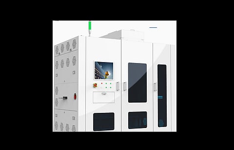 Dr Laser successfully ships its first laser transfer technology equipment. This laser transfer technology pioneered by DR Laser is suitable for the production of various types of high-efficiency solar cells such as PERC, TOPCon, HJT, and IBC. (Photo Credit: Dr Laser)