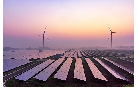 Serentica Renewables will install 1.5 GW hybrid wind and solar PV capacity in 24 months in India targeting C&I segment. In the medium term, it will target 5 GW carbon-free generation capacity with different storage technologies. (Illustrative Photo; Photo Credit: huang yi fei/Shutterstock.com)
