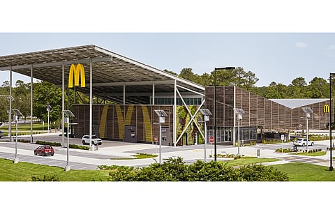 By 2050, McDonald’s aims to achieve net zero emissions across its global operations. It has now backed EDF Renewables North America’s Apollo Solar Project that’s due to come online in June 2024. (Photo Credit: McDonald’s)