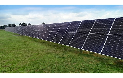 Primoris says the 500 MW Pioneer tracker supply deal with FTC Solar will support its ability to include more domestic content in its projects. (Photo Credit: FTC Solar)