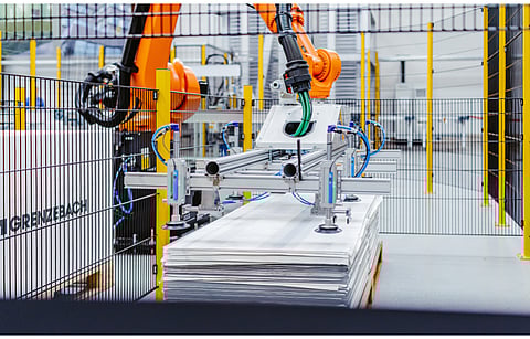 Envelon’s BIPV production fab in Germany with 300,000 sq. mtr. (in the picture) is located at Hamlar where the company’s parent Grenzebach Group is headquartered. (Photo Credit: Grenzebach Group)