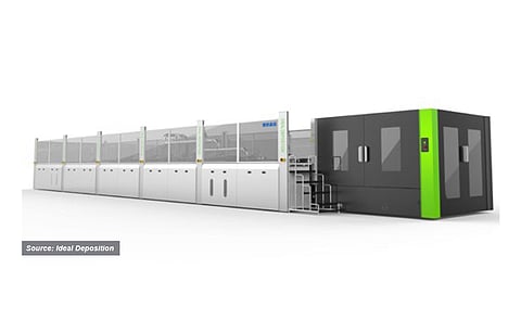 A hybrid passivation tool: Ideal Deposition’s ALD tools combine the high efficiency benefits of special ALD with operational benefits of Inline PECVD. (Source: Ideal Deposition).