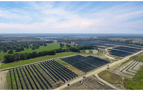 Lightsource bp’s one of the largest solar farms in Alabama, 130 MW DC Black Bear project that will become fully operational in November 2022. (Photo Credit: Lightsource bp)