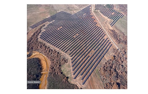 HJT for power plants: While HJT modules are promoted mainly for premium rooftop applications, Huasun has supplied its modules for a 350 MW utility-scale project in Bulgaria. (Source: Huasun)