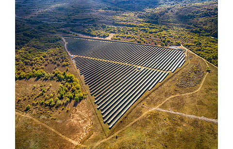 Sunotec’s 124 MW Bulgarian solar power plant is being constructed south of the national capital Sofia. (Illustrative Photo; Photo Credit: Todor Stoyanov/Shutterstock.com)