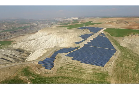 Pictured is Hive Energy’s 10 MW Adıyaman PV Solar Power Plant in Turkey where the company is now planning to install another 4 GW solar and storage. (Photo Credit: Hive Energy)